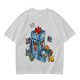 Olive T-Shirt With Fantasy Dice Castle Graphic Design
