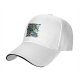 Black Baseball Cap With Mermaid Coffee Lover Graphic Design