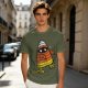 Olive T-Shirt with Mummy Candy Corn Halloween Graphic
