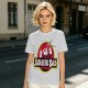 Olive T-Shirt with Jurassic Dad Dinosaur Graphic Print
