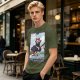 Olive T-Shirt Featuring Kiki's Delivery Service The Magician Tarot Art