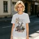 Olive Green T-Shirt With Superhero Animal Squad Graphic Print