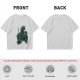 Olive T-shirt with Dark Fantasy Spirit Creature Graphic