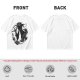 Olive T-Shirt With Western Gunslinger Crow And Roses Graphic