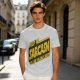 Olive t-shirt with 'Help Me Sarcasm You Are My Only Hope' print