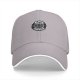 Black Coffee Logo Black Baseball Cap With White Brim Trim