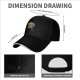 Black baseball cap with Slimer's Ghostbusters themed graphic print