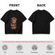 Olive T-Shirt With Red Panda Driving Car 'Destination? I'm Going Insane' Print