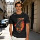 Olive T-Shirt Featuring Monkey D. Luffy Sunset Pirate Ship Art