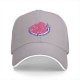 Black baseball cap with cartoon poop graphic and text print