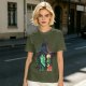 Olive T-Shirt with Wicked Witch of the West Emerald City Artwork