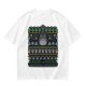 Olive T-Shirt With Totoro Ugly Christmas Sweater Style Print
