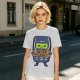 Olive T-Shirt Featuring a Retro Mobile Phone Holding a Never Forget Sign