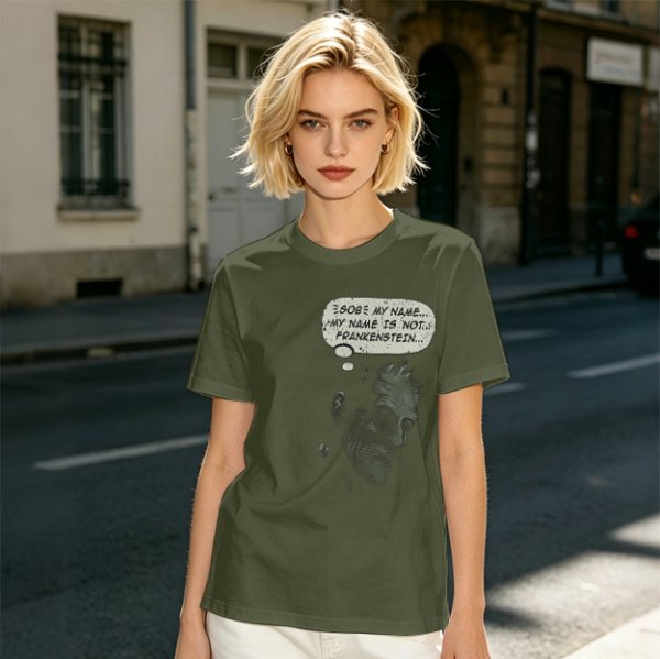 Frankenstein Monster 'My Name Is Not Frankenstein' Graphic T-Shirt