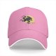 Black Baseball Cap With Xenomorph Alien Graphic Print