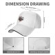 Black baseball cap with horror cartoon graphic and 'Small Talk Does' text