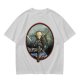 Olive Green T-Shirt With Legendary Hero Art Print