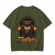 Olive T-Shirt with Gothic Blathers Themed Archway Print