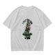 Olive t-shirt with 'Pray for the Great Old Dice' cosmic horror print