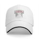 Black baseball cap with 'It Probably Can Get Worse' graphic print