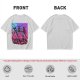 Olive T-Shirt With Neon Cyberpunk Warrior Women Graphic