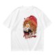 Olive T-Shirt With Ramen Skull Graphic Print