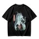 Anime Dragon and Girl Graphic Tee for Fantasy Fans