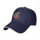 Black Baseball Cap With Halloween Pumpkin Ramen Bowl Graphic