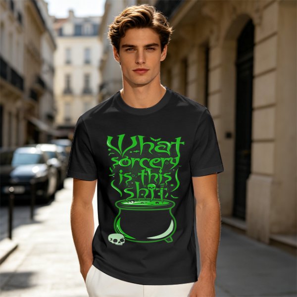 What Sorcery Is This Cauldron Graphic T-Shirt