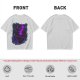 Olive Green T-Shirt With Neon Purple Avatar The Last Airbender Art Print