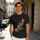 Olive T-shirt with Fire Bending Warrior Graphic Print