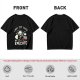 Olive t-shirt with cute grim reaper 'I put the cute in execute' print