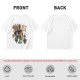 Olive t-shirt with Side Quest fantasy adventure graphic print