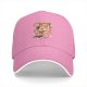 Black Baseball Cap with Relaxed Shiba Inu Summer Vibes Graphic