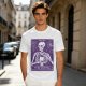 Olive T-Shirt With Skeleton Tarot Card 'The Coffee' Print