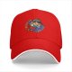 Black baseball cap with Pinocchio 'I Believe I Can Lie' graphic print