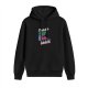 Black hoodie with Fresh Beets DJ graphic design
