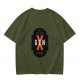 Olive Gen X Graphic T-Shirt With 'Still Here Still Not Impressed' Print