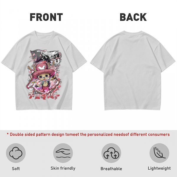 Olive Anime T-Shirt Featuring Tony Tony Chopper from One Piece