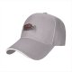 Black Baseball Cap With Coffin And Skeleton Graphic Print