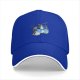 Black Baseball Cap With Whimsical Night Tree And Sheep Art Print