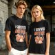 Olive T-Shirt with I Survived Another Playful Orange Cat Graphic