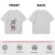 Olive Green T-Shirt With Cute Chef Cat Mixing Batter Print