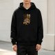 Black Hoodie With Dungeons And Dragons Style Fantasy Graphic Print