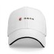 Black Baseball Cap With Grill And Burger Graphic Design