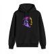 Black hoodie with Skeletor graphic design