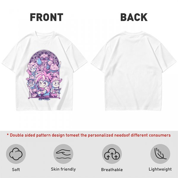 Chrono Trigger Chibi Character Group Graphic T-Shirt