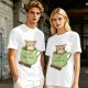 Chihuahua in tea cup chai huahua graphic t-shirt
