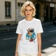 Olive T-Shirt with Pinocchio 'Oh Boy' Graphic Print