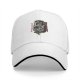 Black baseball cap with White Dragon Noodle Bar graphic design